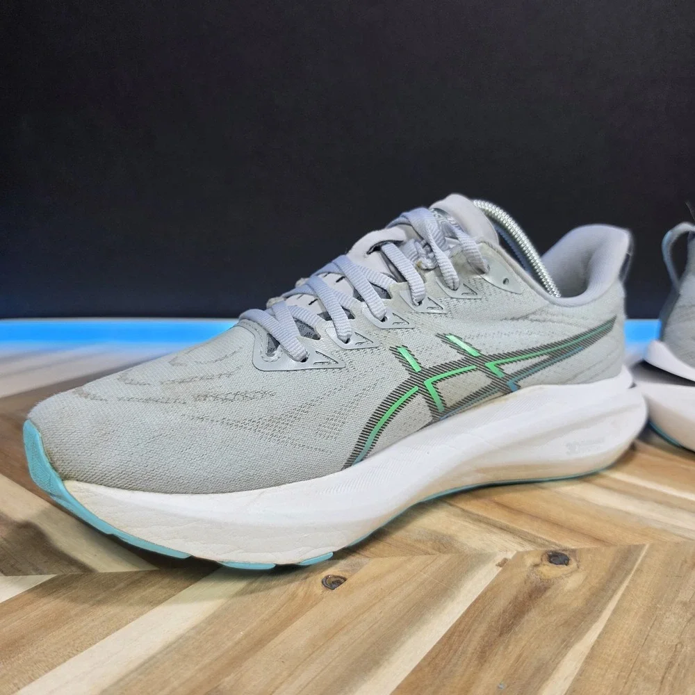 Asics GT-2000 13 Mens Size 10 Gray Green Athletic Running Walking Shoes Sneakers